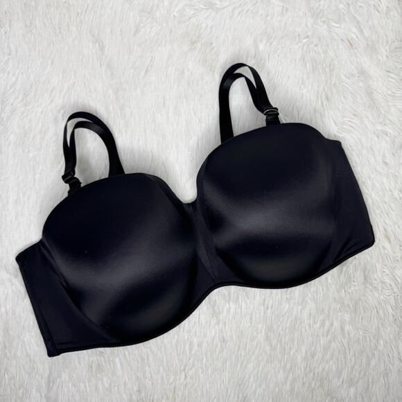 SOMA / black stunning starlet strapless full coverage bra / 44G NWT - Picture 1 of 7